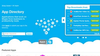 Skype opent app-store