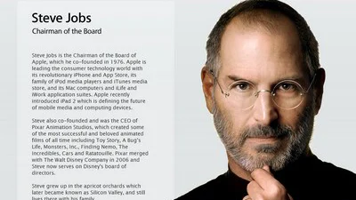 Steve Jobs CEO-af bij Apple