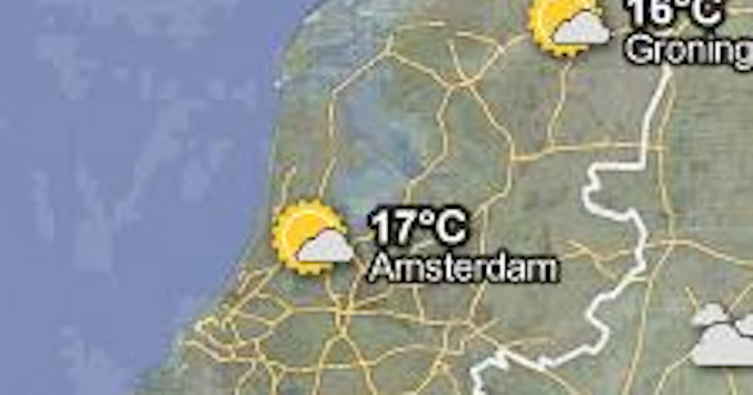 Google Maps uitgebreid met weerbericht