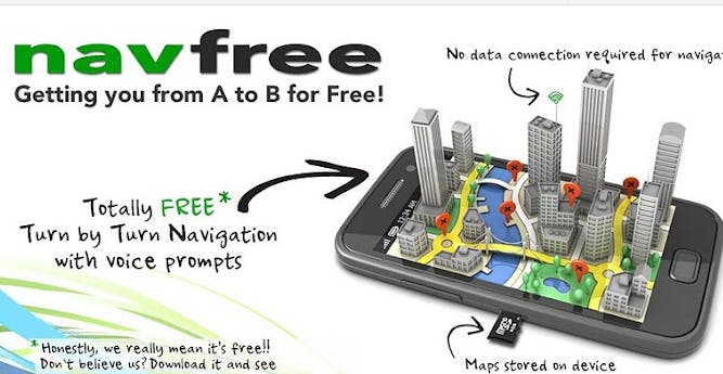 Adres zoeken zonder internet in Navfree