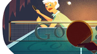Olympische Spelen tafeltennis Google Doodle