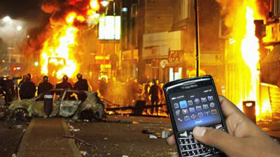 BlackBerry populair onder Britse relschoppers