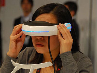 Sony druk bezig met virtual-reality headset