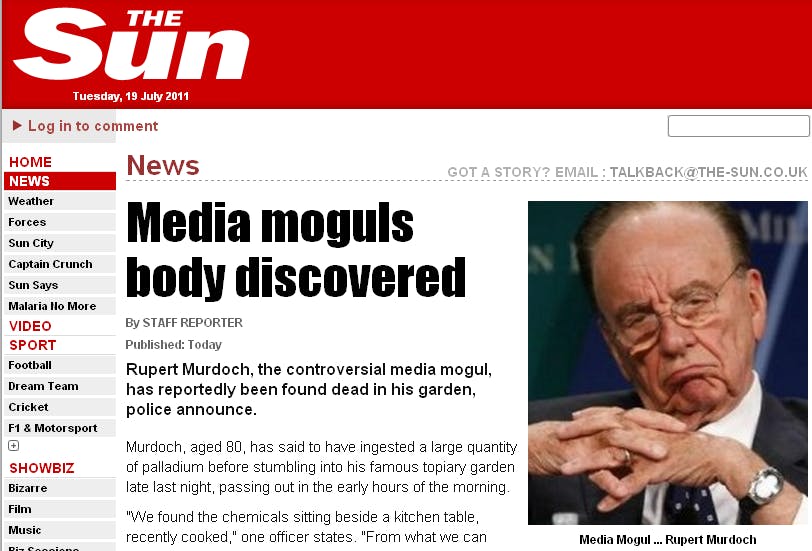 LulzSec zet Murdoch ‘in het zonnetje’