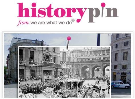 Historypin maakt tijdreizen mogelijk