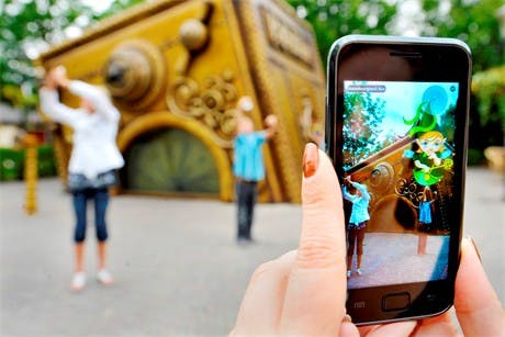 Ansichtkaart sturen met Efteling Post app