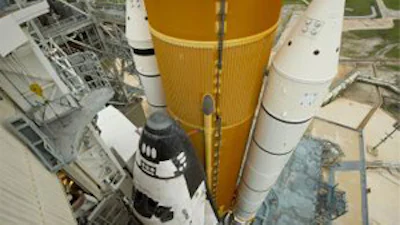 Laatste lancering Space Shuttle live online te zien