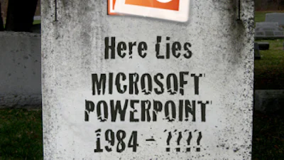 Anti-Powerpoint partij opgericht