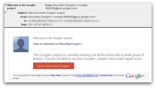 Google+ misbruikt door spammers