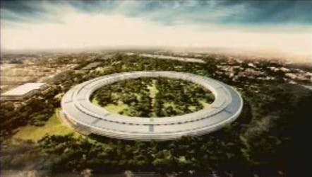 Apple ‘ruimteschip’ geland