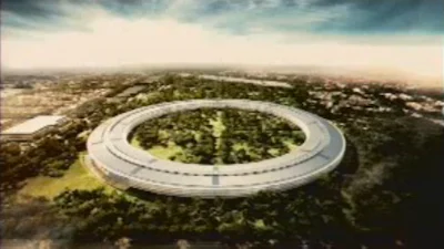 Apple ‘ruimteschip’ geland
