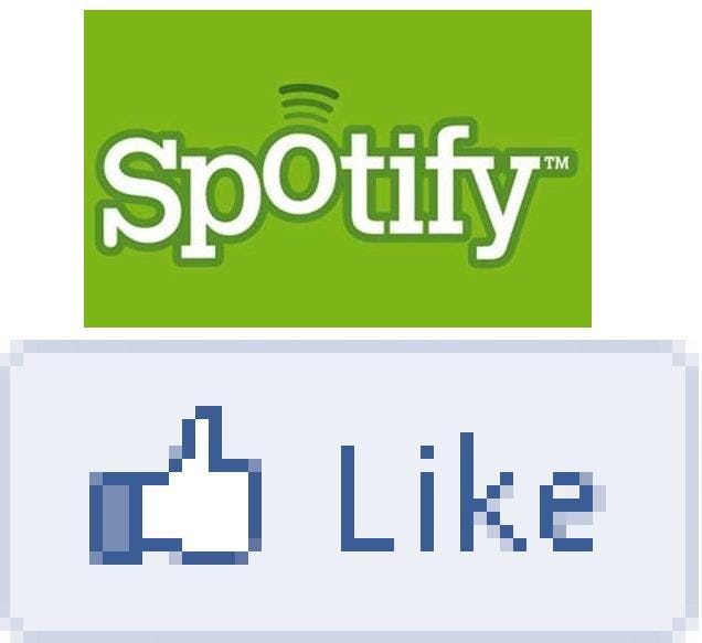 Facebook likes Spotify