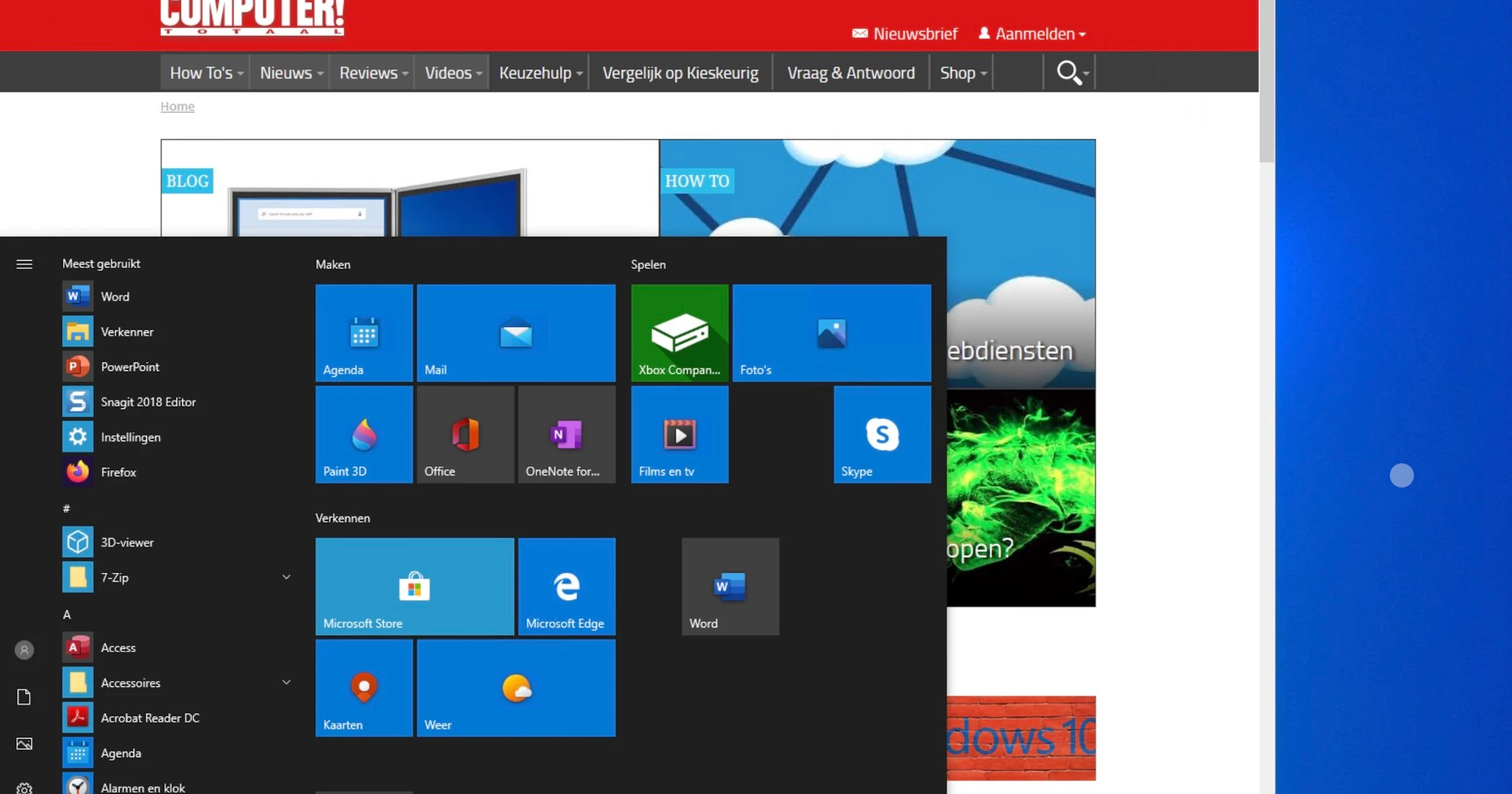 Standaardprogramma’s wijzigen in Windows 10