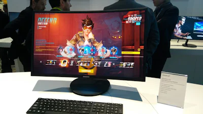 Hands-on met Samsung's curved gaming monitor