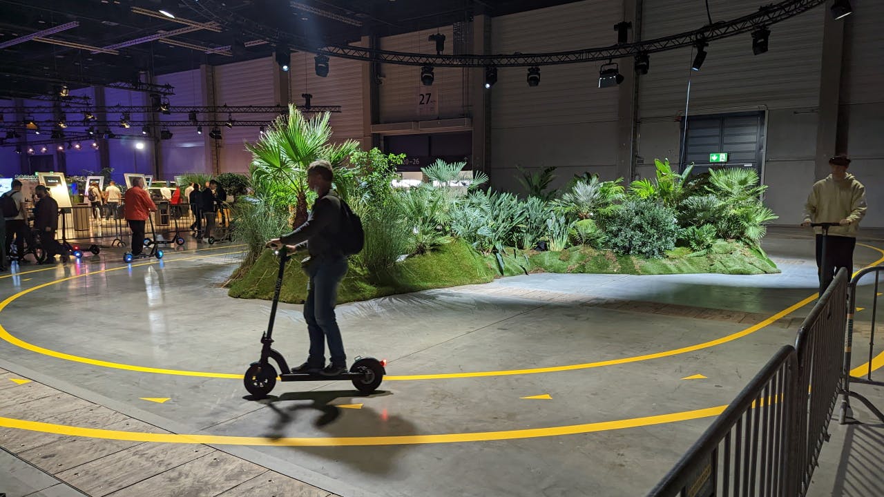 Met de Shift Mobility-hal bood de IFA ook ruimte aan exposanten met electrische voertuigen.