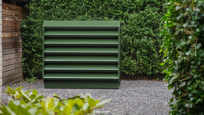 De suskast van Merford is beschikbaar in alle RAL-kleuren.