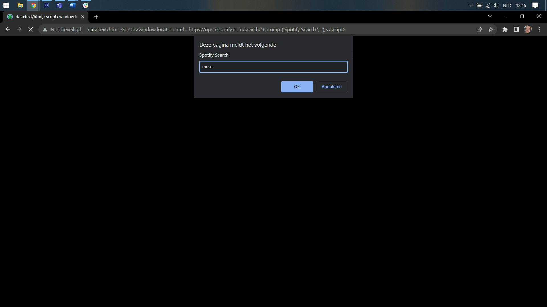Bookmarklet voor Spotify