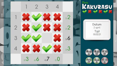 Kakurasu - Terg je brein met talloze getalletjes