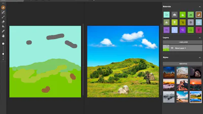 Canvas - Fotorealistische landschappen met AI