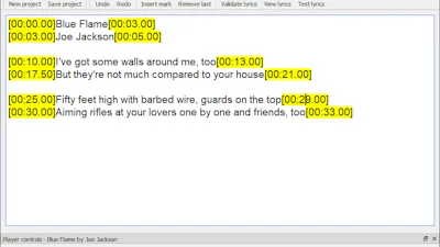 Karaoke Lyric Editor - Karaoketeksten maken