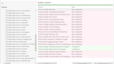 Spydish - Privacyinstellingen Windows aanpassen
