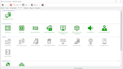 SiSoftware Sandra Lite - Test uw systeem