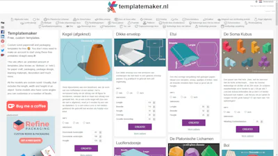 Templatemaker - Maak zelf allerhande verpakkingen