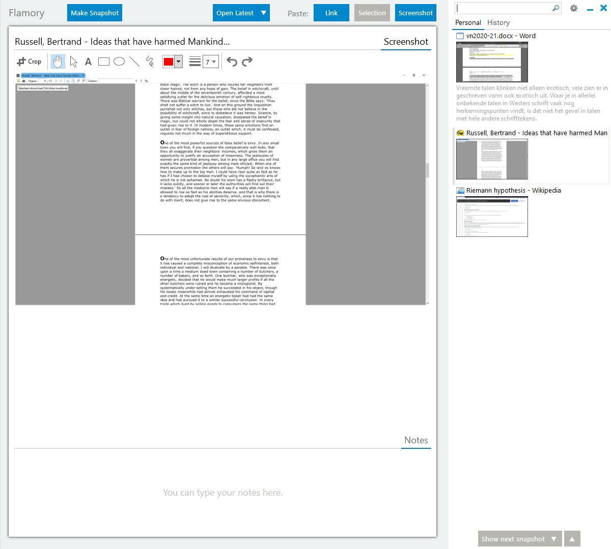 Flamory - Onthoud precies waar u gebleven bent