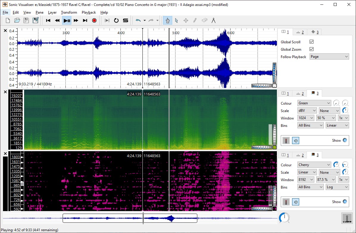 Sonic Visualiser - Analyseer uw geluidsbestanden