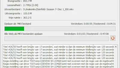 MakeMKV - Digitale back-up van cd's en dvd's