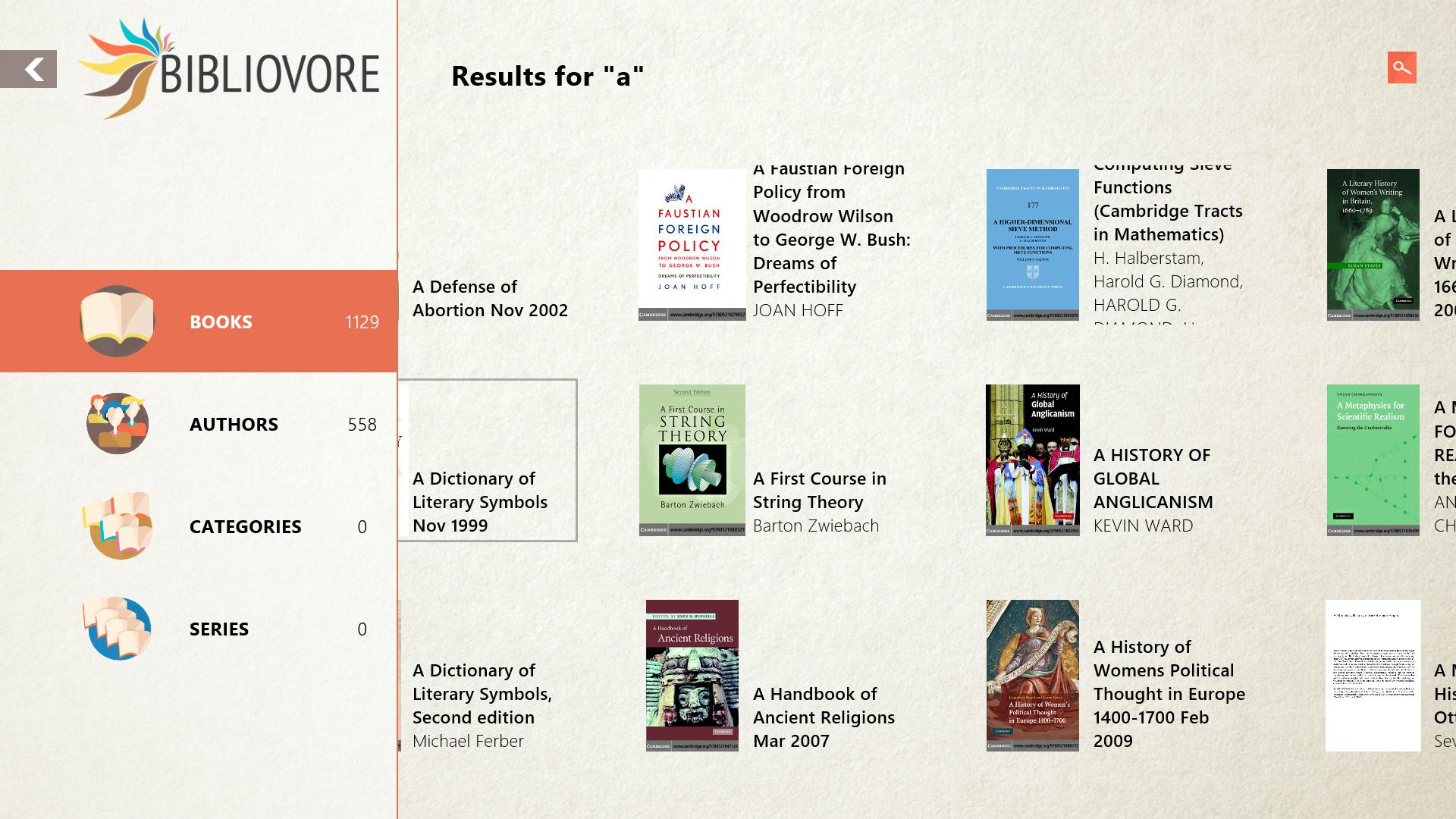 Bibliovore - E-reader voor de pc