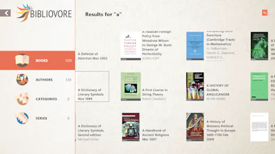 Bibliovore - E-reader voor de pc