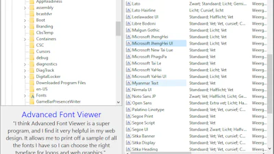 Free Font Renamer - Lettertypes hernoemen