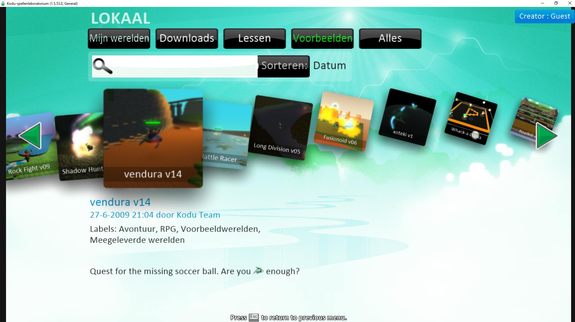 Kodu - Zelf 3D-games maken