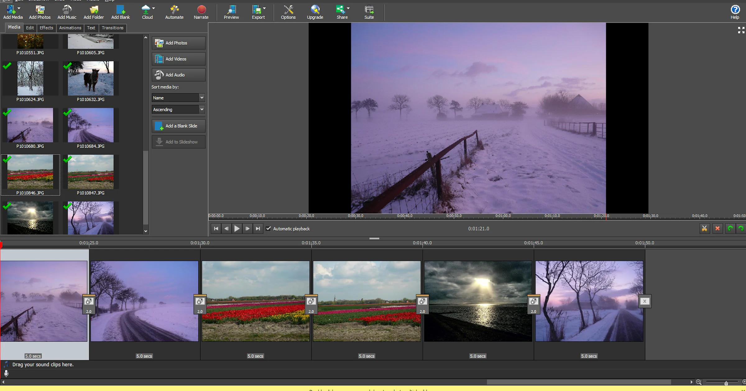 PhotoStage - Maak een eigen diashow