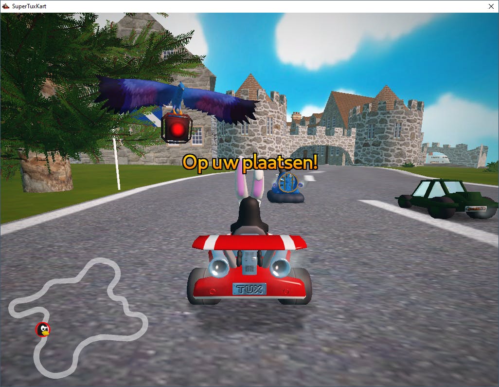 SuperTuxCart - Racen à la Tom & Jerry