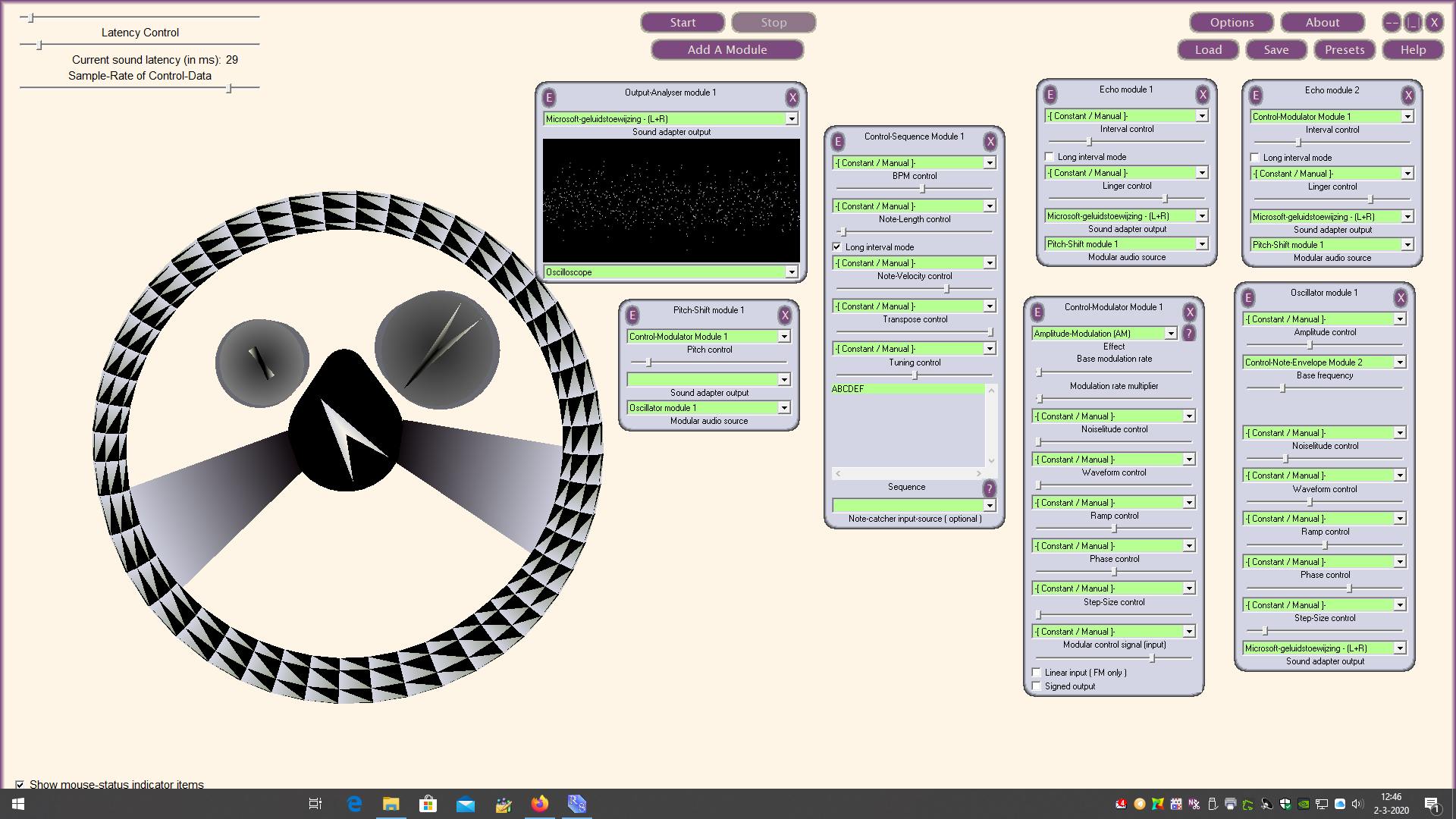 RolloSonic - Modulair synthesizen