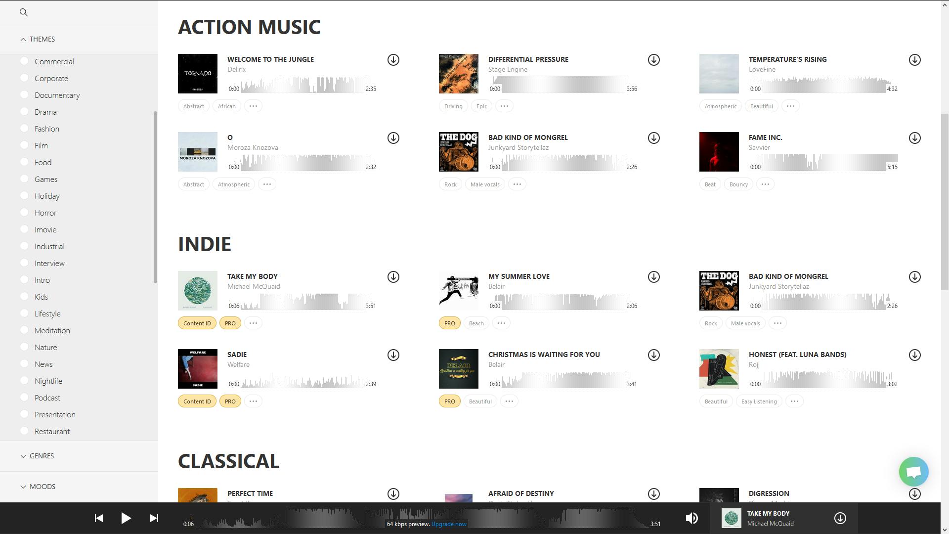 Icons8 - Gratis achtergrondmuziek 
