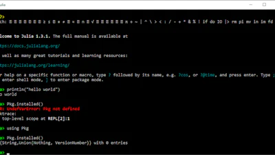 Julia - Leren programmeren