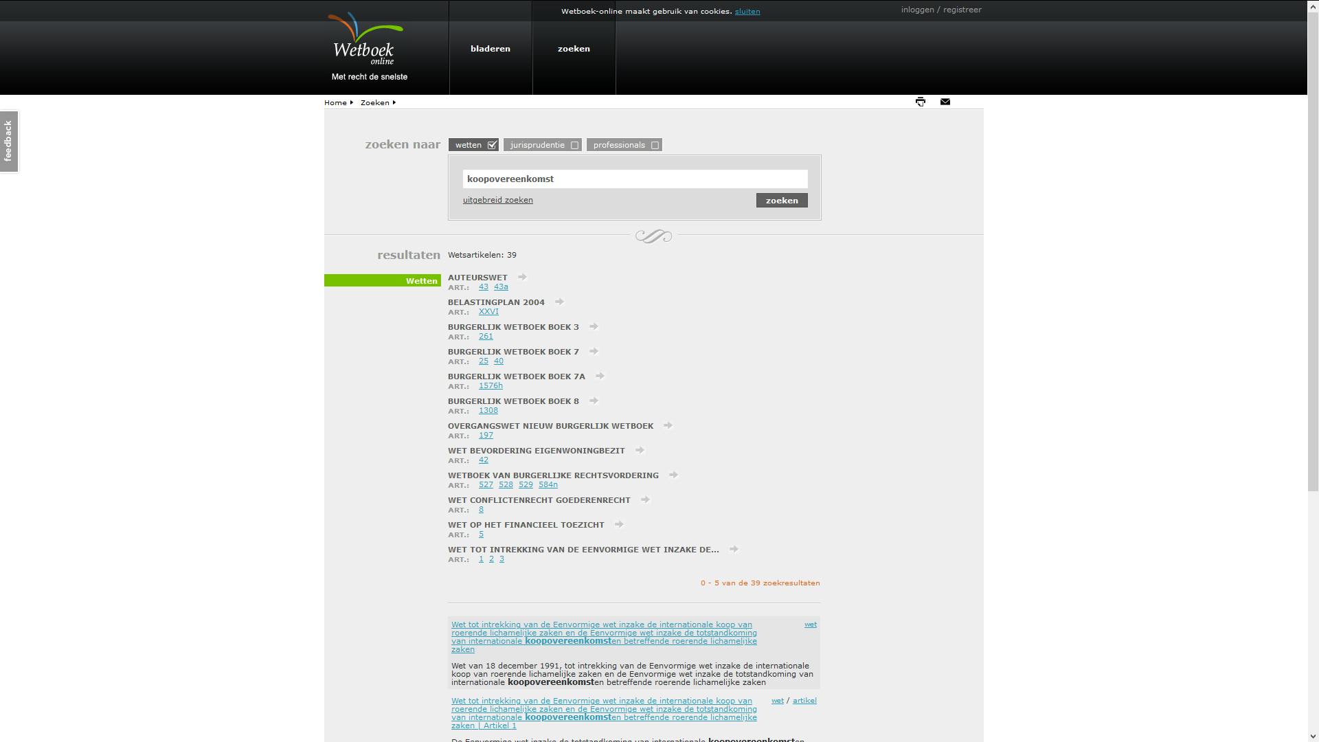 Wetboek Online - Elke Nederlander wordt geacht de wet te kennen