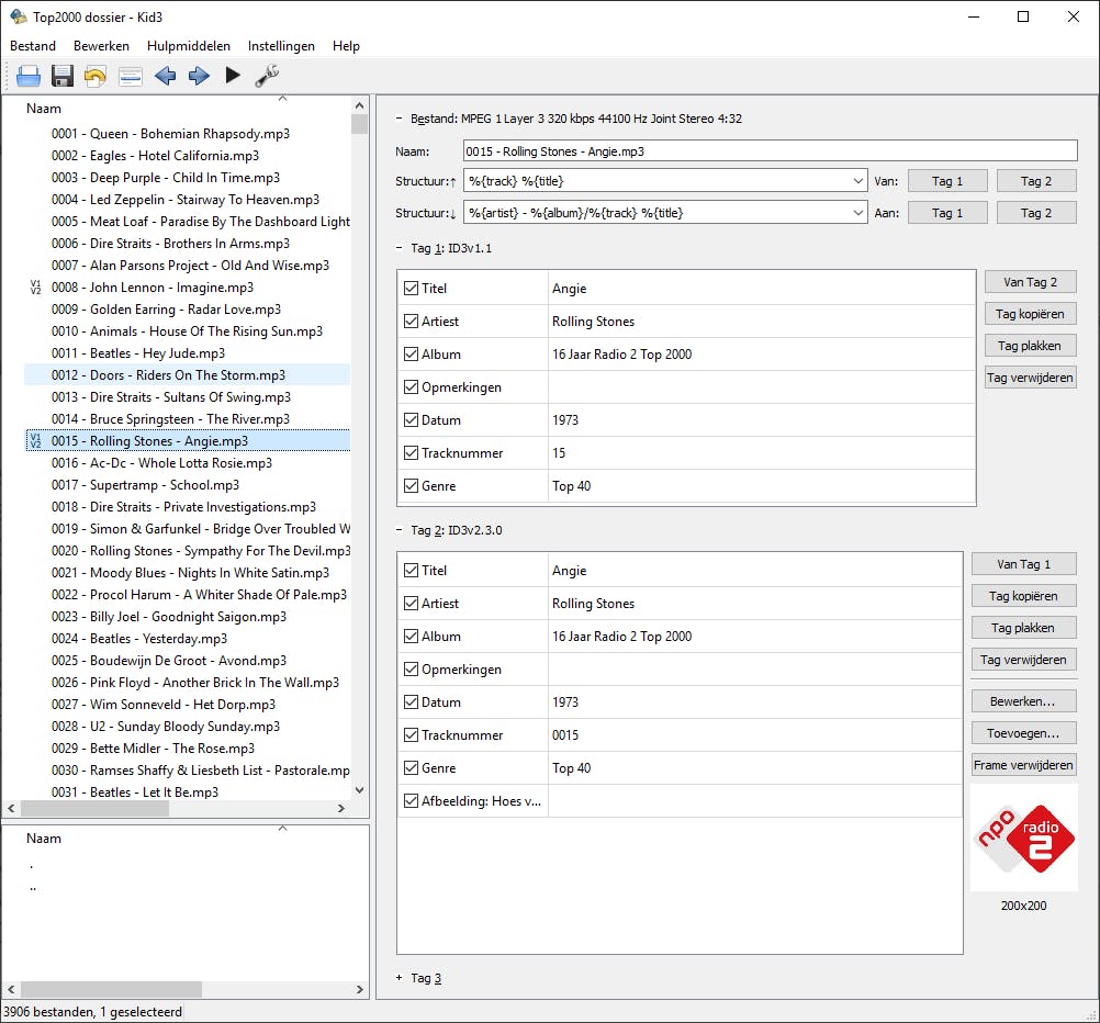 Kid3 - Een overzichtelijke en gedegen audio-tagger