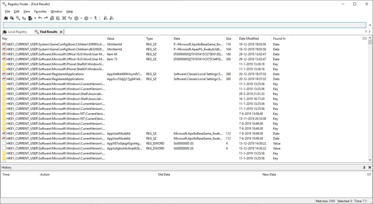 Registry Finder - Een veelzijdige vervanger voor RegEdit