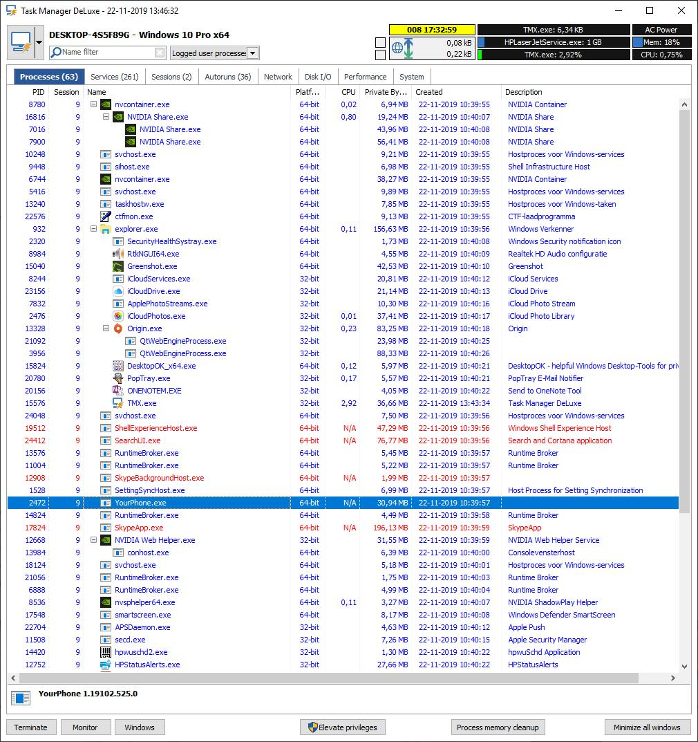 Task Manager Deluxe - Een goede vervanger voor Windows Taakbeheer