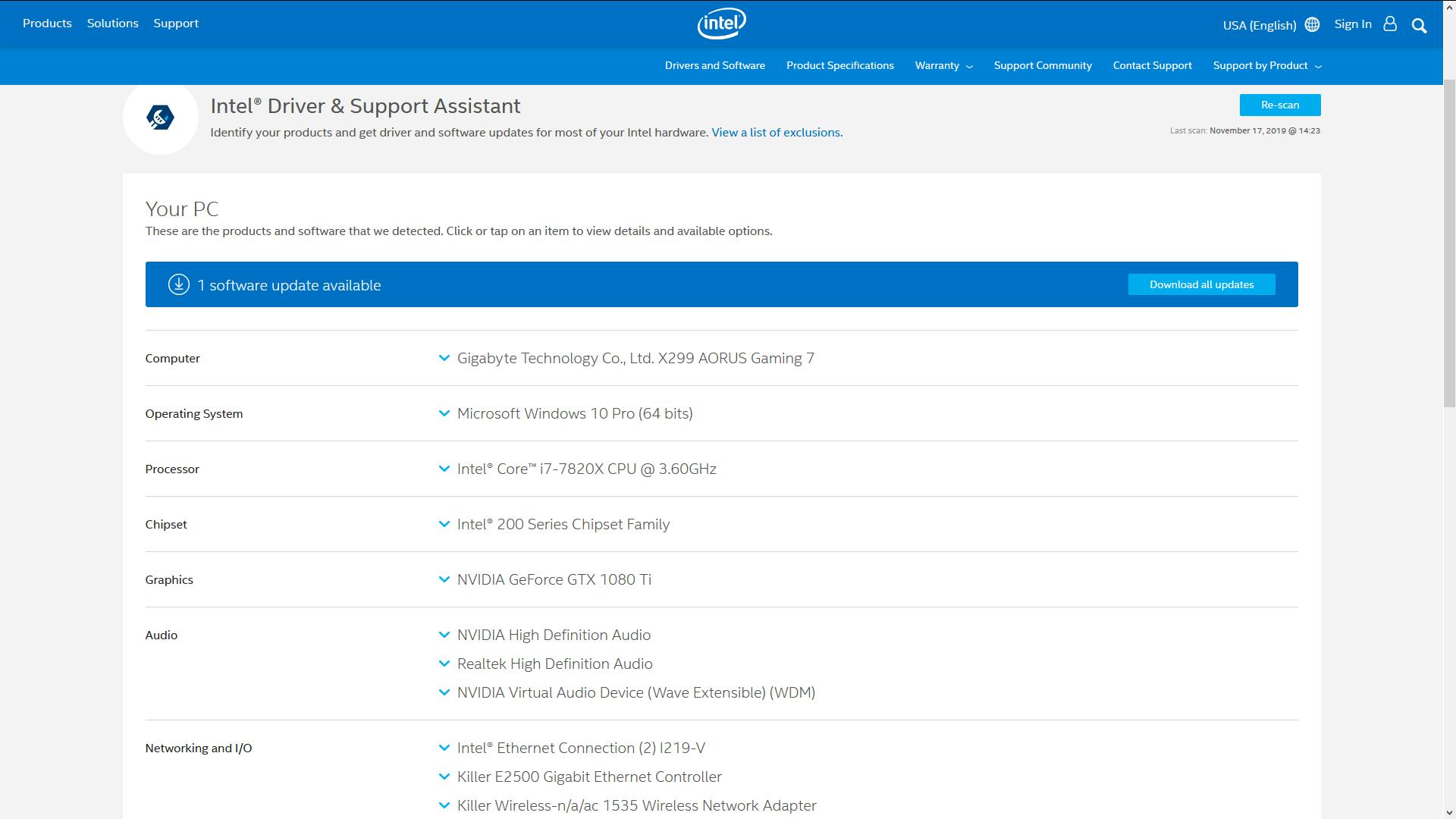 Intel Driver & Support Assistant - Vind nieuwe stuurprogramma’s