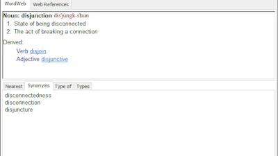 WordWeb Free - Een subliem Engels woordenboek en thesaurus