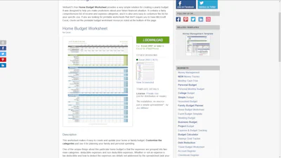 Vertex42 - Excel-werkbladen, Word-sjablonen en meer
