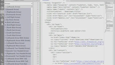 CudaText - Tekstverwerker voor gestructureerde documenten.