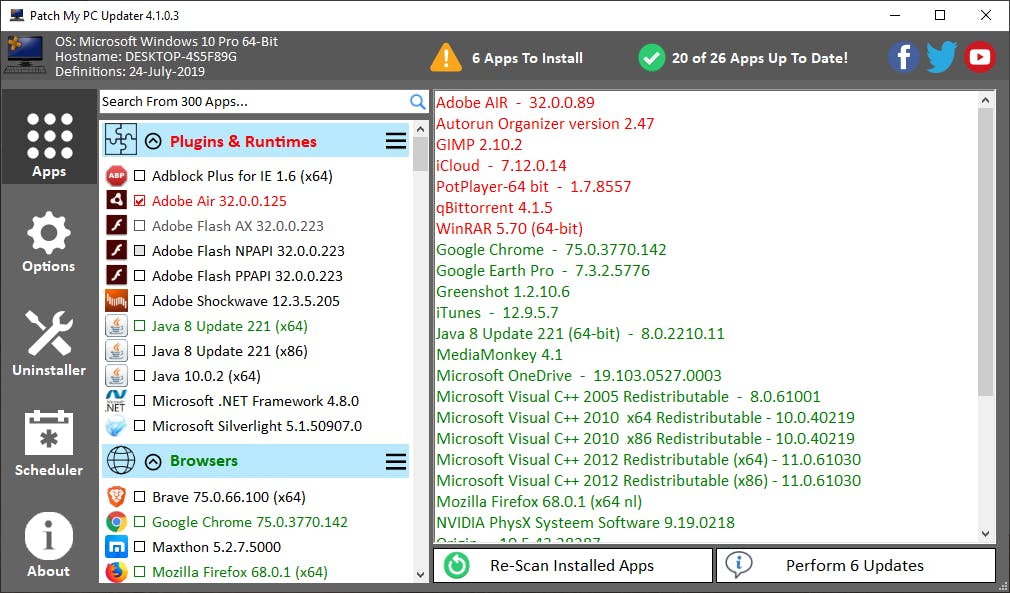 Patch my PC - Veel bekende programma’s in één keer tegelijk updaten