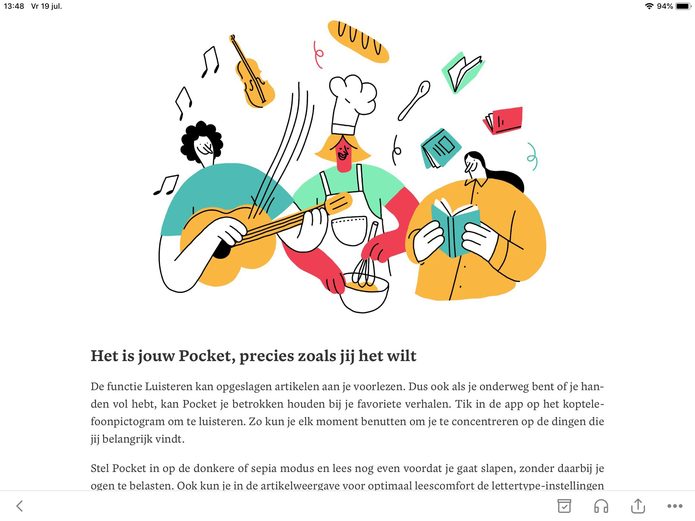 Pocket - Benader interessante content uit allerlei bronnen vanaf een centrale locatie