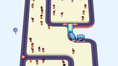 Train Taxi - Rijd je zelf niet klem in deze puzzelgame